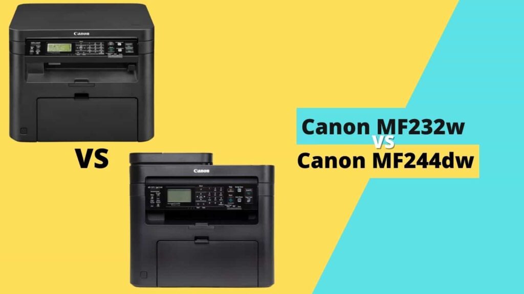 Canon MF232w vs MF244dw