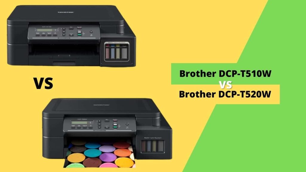 Brother DCP-T510W vs DCP-T520W