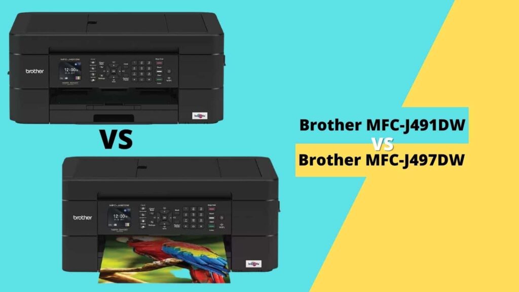 Brother MFC-J491DW vs MFC-J497DW