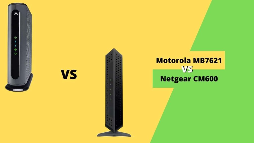 Motorola MB7621 vs Netgear CM600