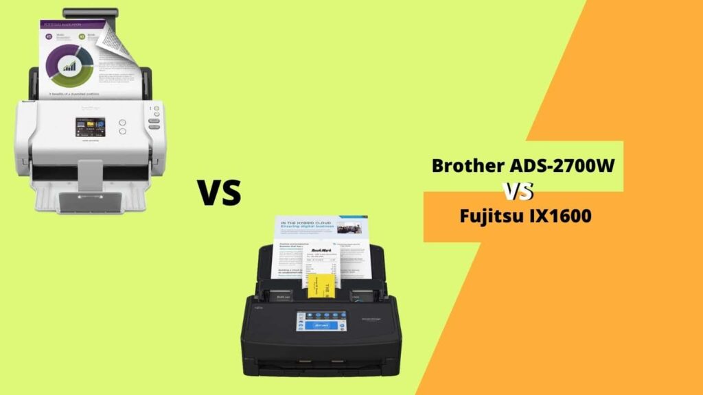 Brother ADS-2700W vs Fujitsu IX1600