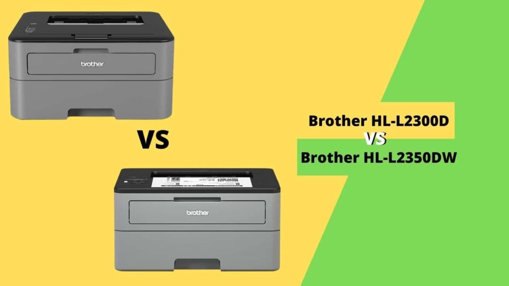Brother HL-L2300D vs HL-L2350DW
