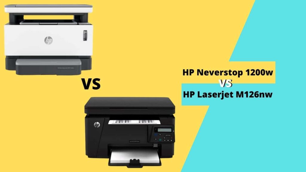 HP 1200w vs HP M126nw