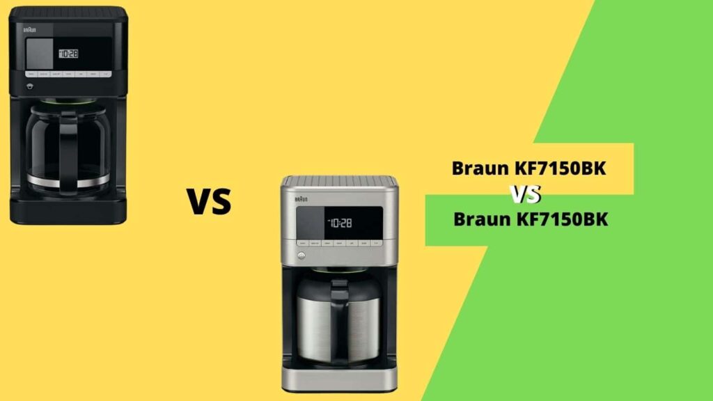 Braun KF7000BK vs KF7150BK