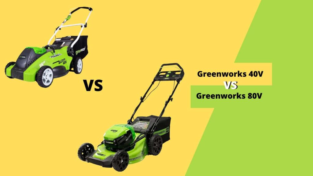Greenworks 40V vs 80V Lawn Mower
