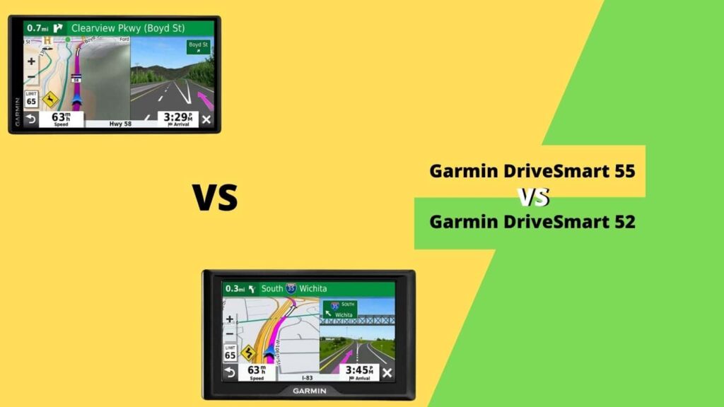 Garmin DriveSmart 55 vs 52