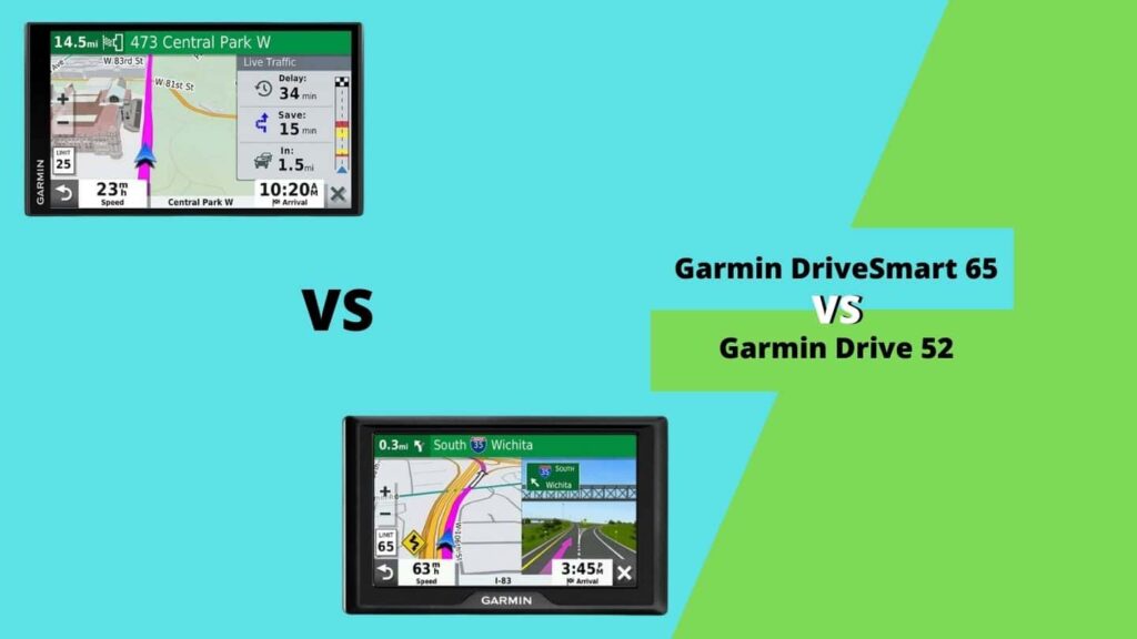Garmin DriveSmart 65 vs 52