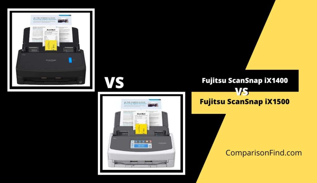 Fujitsu ScanSnap iX1400 vs iX1500