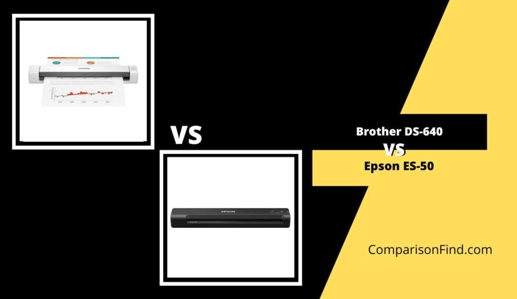 Brother DS-640 vs Epson ES-50